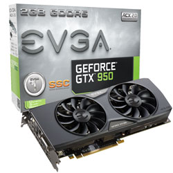 EVGA GeForce GTX 950 SSC GAMING ACX 2.0