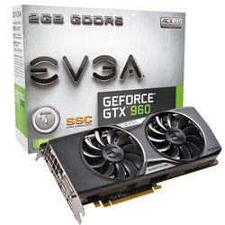 EVGA GeForce GTX 960 SSC GAMING ACX 2.0+ (02G-P4-2966-KR)
