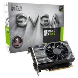 EVGA GeForce GTX 1050 GAMING, 02G-P4-6150-KR, 2GB GDDR5, ACX 2.0 (Single Fan) (02G-P4-6150-KR)