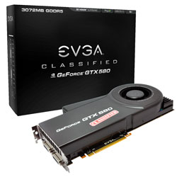 EVGA GeForce GTX 580 Classified 3072MB