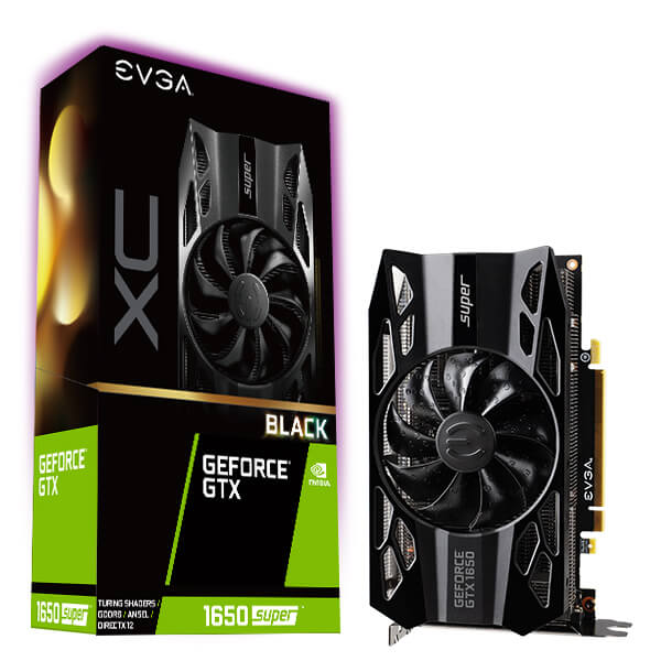 EVGA 04G-P4-1251-KR  GeForce GTX 1650 SUPER XC BLACK GAMING, 04G-P4-1251-KR, 4GB GDDR6