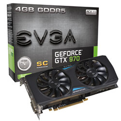 EVGA GeForce GTX 970 SC+ GAMING ACX 2.0 (04G-P4-2977-KR)