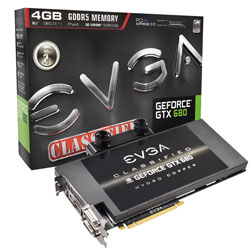 EVGA GeForce GTX 680 Classified Hydro Copper