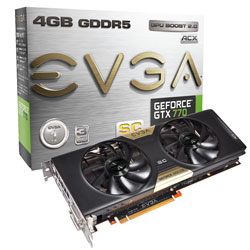 EVGA GeForce GTX 770 4GB Dual SC w/ EVGA ACX Cooler (04G-P4-3774-KR)
