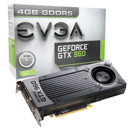 EVGA GeForce GTX 960 4GB GAMING (04G-P4-3960-KR)
