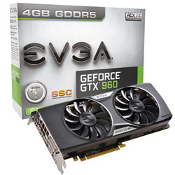 EVGA GeForce GTX 960 4GB SSC GAMING ACX 2.0+ (04G-P4-3966-KR)