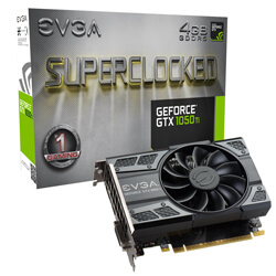 EVGA GeForce GTX 1050 Ti SC GAMING, 04G 