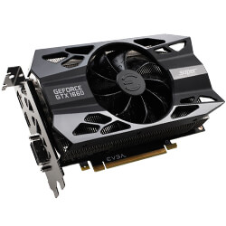EVGA GeForce GTX 1660 SUPER BLACK GAMING, 06G-P4-1061-RX, 6GB GDDR6, Single Fan (06G-P4-1061-RX)