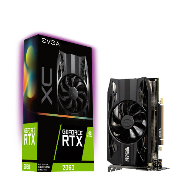 EVGA 06G-P4-2063-KR  GeForce RTX 2060 XC, OVERCLOCKED, 2.75 Slot Extreme Cool, 70C Gaming, 06G-P4-2063-KR, 6GB GDDR6