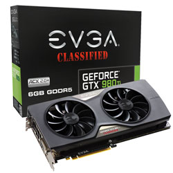 EVGA GeForce GTX 980 Ti CLASSIFIED GAMING ACX 2.0+ (06G-P4-4998-KR)