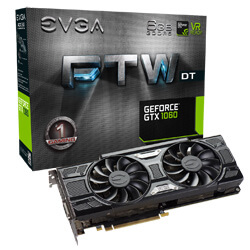 EVGA GeForce GTX 1060 FTW+ DT GAMING, 06G-P4-6266-KR, 6GB GDDR5, ACX 3.0 & LED