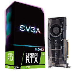 EVGA GeForce RTX 2070 GAMING, 08G-P4-2070-KR, 8GB GDDR6, RGB LED Logo, Metal Backplate