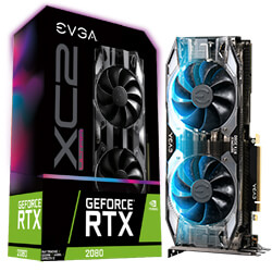 EVGA GeForce RTX 2080 XC2 ULTRA, OVERCLOCKED, 2.75 Slot Extreme Cool Dual + iCX2, 70C Gaming, RGB, Metal Backplate, 08G-P4-2187-KR, 8GB GDDR6
