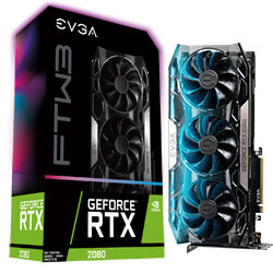 EVGA GeForce RTX 2080 FTW3, 2.75 Slot Extreme Cool Triple + iCX2, RGB, Metal Backplate, 08G-P4-2283-KR, 8GB GDDR6