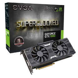 EVGA GeForce GTX 1080 SC GAMING, 08G-P4-5186-KR, 8GB GDDR5X, ACX 3.0