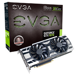 EVGA GeForce GTX 1070 GAMING, 08G-P4-6571-KR, 8GB GDDR5, iCX - 9 Thermal Sensors & LED G/P/M