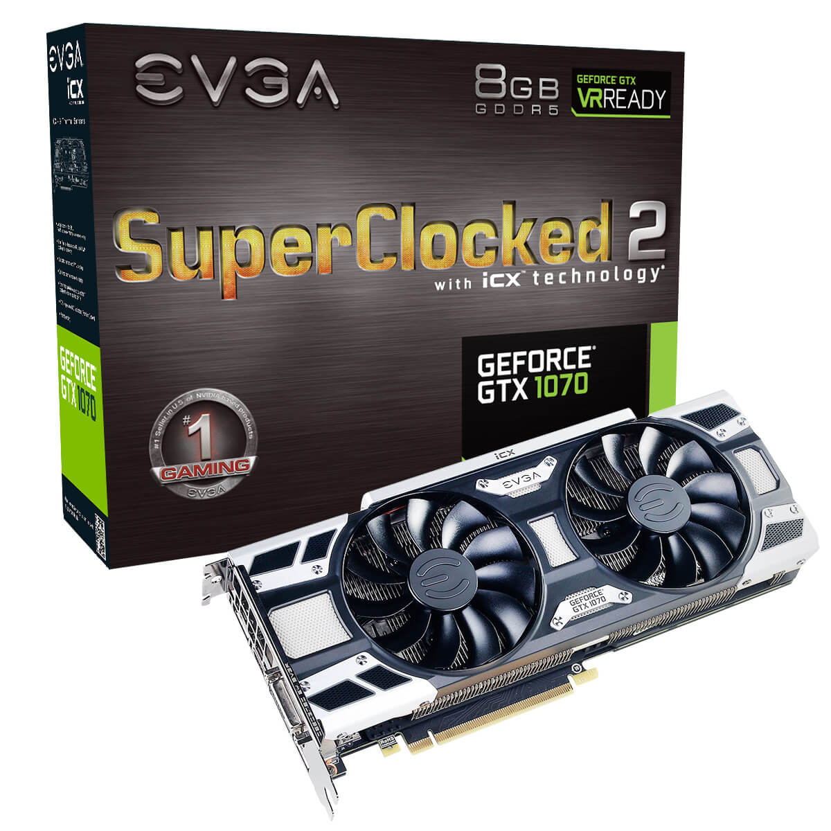 EVGA GeForce GTX 1070 SC2 Gaming 8GB