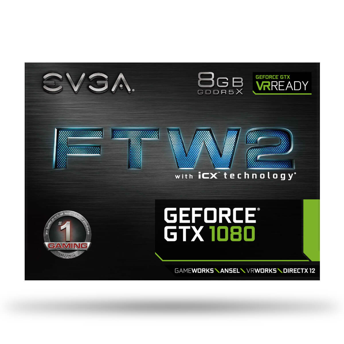 EVGA GeForce GTX 1080 FTW2 GAMING, 08G 