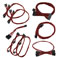 GS (550/650) Red Power Supply Cable Set (Individually Sleeved) (100-CR-0650-B9) - Image 1