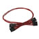 GS (550/650) Red Power Supply Cable Set (Individually Sleeved) (100-CR-0650-B9) - Image 6