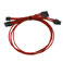 B3/B5/G2/G3/G5/GP/GM/PQ/P2/T2 Red Power Supply Cable Set (Individually Sleeved) (100-CR-1300-B9) - Image 7