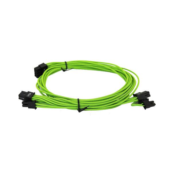 EVGA 100-G2-06GG-B9 450-650 B3/B5/G2/G3/G5/GP/GM/P2/PQ/T2 Green Power Supply Cable Set (Individually Sleeved)