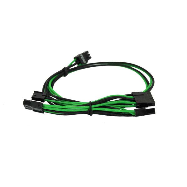 EVGA 100-G2-06KG-B9 450-650 B3/B5/G2/G3/G5/GP/GM/P2/PQ/T2 Green/Black Power Supply Cable Set (Individually Sleeved)