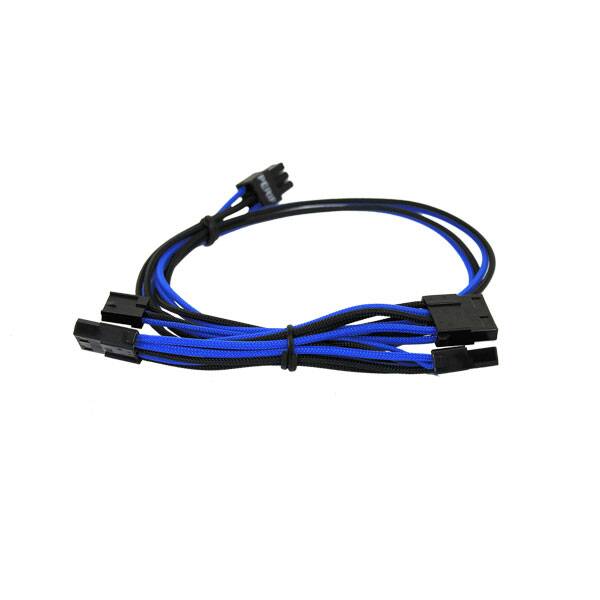 EVGA 100-G2-06KL-B9 450-650 B3/B5/G2/G3/G5/GP/GM/P2/PQ/T2 Light Blue/Black Power Supply Cable Set (Individually Sleeved)