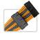 450-650 G2/G3/G5/GP/GM/P2/PQ/T2 Orange/Black Power Supply Cable Set (Individually Sleeved) (100-G2-06KO-B9) - Image 8
