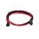 450-650 B3/B5/G2/G3/G5/GP/GM/P2/PQ/T2 Red/Black Power Supply Cable Set (Individually Sleeved) (100-G2-06KR-B9) - Image 4