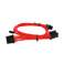 550-650 G2/G3/G5/GP/GM/P2/PQ/T2/GP/GA Red Power Supply Cable Set (Individually Sleeved) (100-G2-06RR-B9) - Image 5