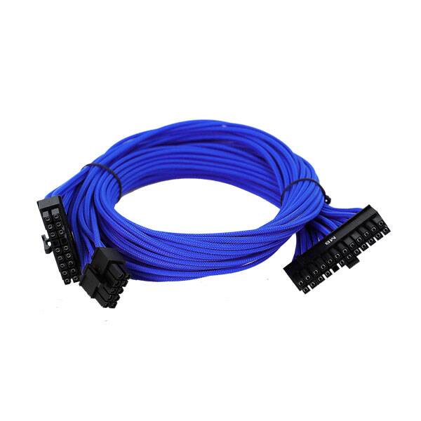 EVGA 100-G2-08LL-B9 450-850 B3/B5/G2/G3/G5/GP/GM/P2/PQ/T2 Light Blue Power Supply Cable Set (Individually Sleeved)