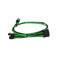 1600 G2/P2/T2 Green/Black Power Supply Cable Set (Individually Sleeved) (100-G2-16KG-B9) - Image 5