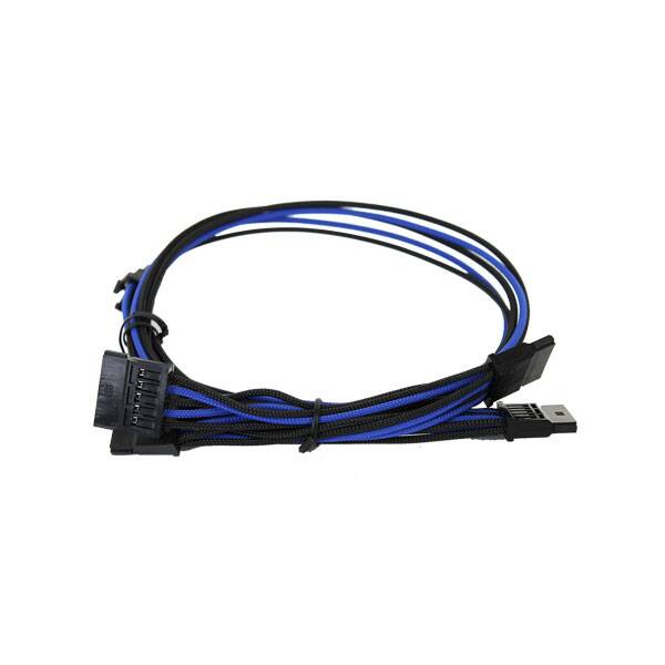 EVGA 100-G2-16KU-B9 1600 G2/P2/T2 Blue/Black Power Supply Cable Set (Individually Sleeved)