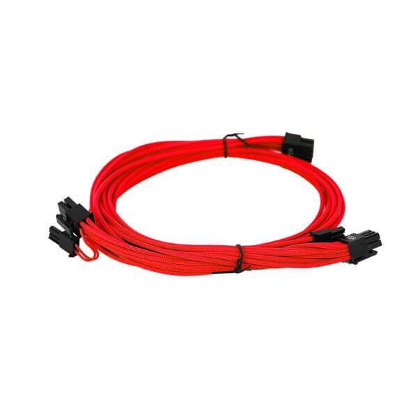 EVGA 100-G2-16RR-B9 1600 G2/P2/T2 Red Power Supply Cable Set (Individually Sleeved)