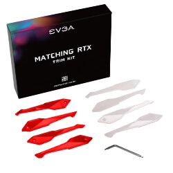 Red/White Trim Kit for EVGA 20-Series FTW3 Cards