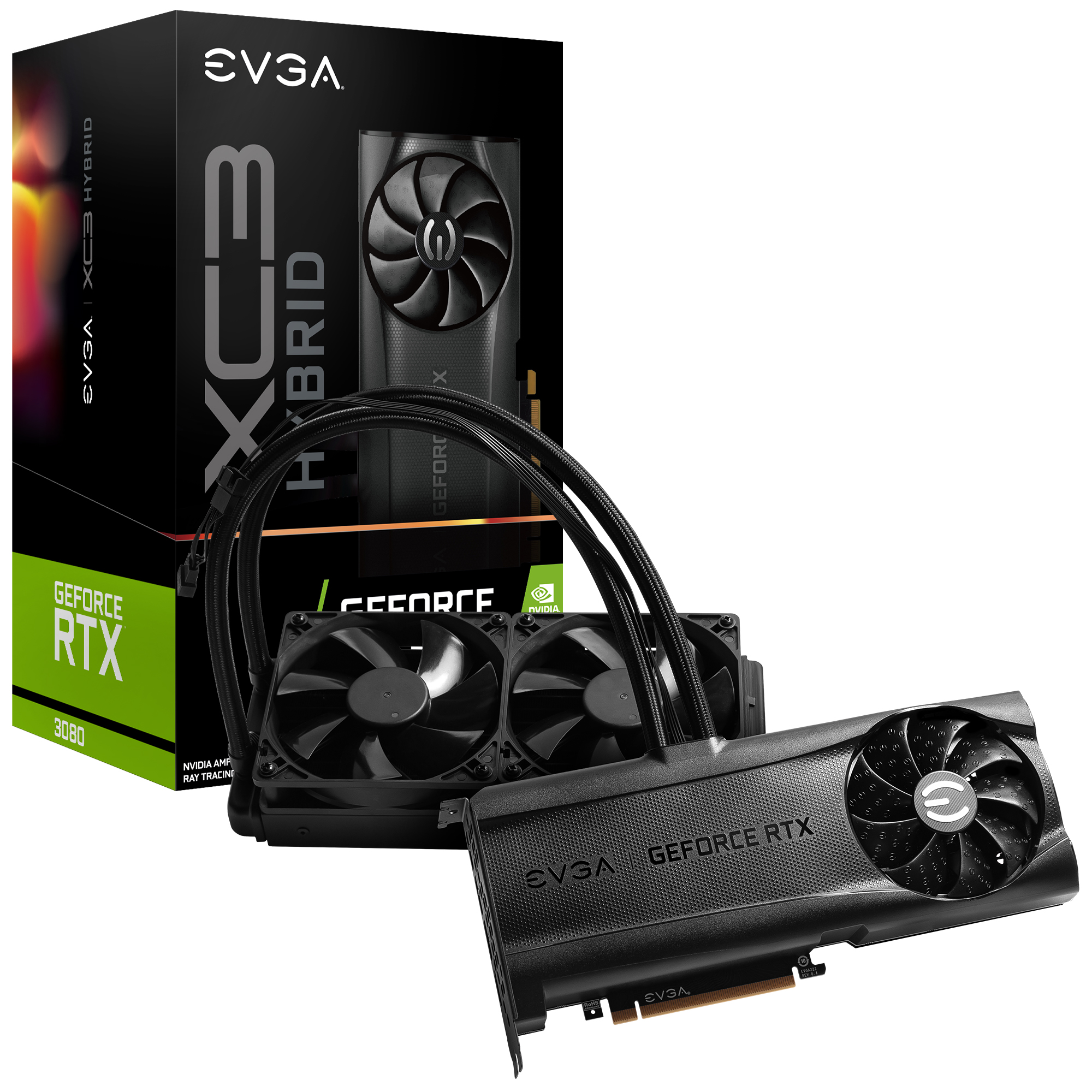 EVGA - JP - 製品 - EVGA GeForce RTX 3080 XC3 ULTRA HYBRID GAMING, 10G-P5 ...