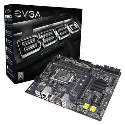 EVGA B360 Micro Gaming, 112-CS-E365-KR, LGA 1151, Intel B360, Nu Audio, SATA 6Gb/s, USB 3.1 Gen2, USB 3.1 Gen1, mATX, Intel Motherboard (112-CS-E365-KR)