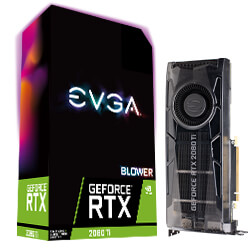 EVGA GeForce RTX 2080 Ti GAMING, 11G-P4-2280-KR, 11GB GDDR6, RGB LED Logo, Metal Backplate