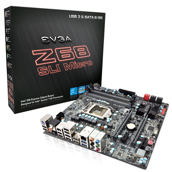 EVGA 120-SB-E682-KR  Z68 SLI Micro