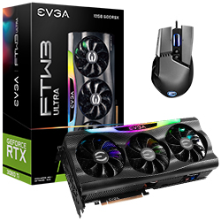 EVGA GeForce RTX 3080 Ti FTW3 ULTRA GAMING Launch Edition, Includes FREE EVGA X17 Mouse, 12G-P5-3967-KR, 12GB GDDR6X, iCX3 Technology, ARGB LED, Metal Backplate