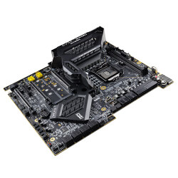 EVGA Z490 DARK, 131-CL-E499-RX, LGA 1200, Intel Z490, SATA 6Gb/s, 2.5Gbps LAN, USB 3.2 Gen2, M.2, U.2, EATX, Intel Motherboard (131-CL-E499-RX)