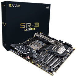EVGA SR-3 DARK, 160-CX-W999-KR, LGA 3647, Intel C622, SATA 6Gb/s, USB 3.1, M.2, U.2, EATX, Intel Motherboard