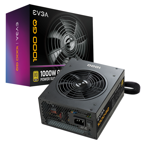 EVGA 210-GQ-1000-V2  1000 GQ, 80+ GOLD 1000W, Semi Modular,  ECO Mode, 5 Year Warranty, Power Supply 210-GQ-1000-V2 (EU)