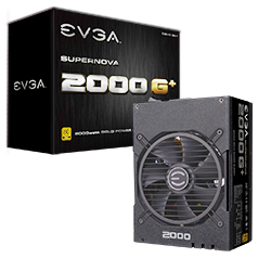 EVGA SuperNOVA 2000 G1+, 80 Plus Gold 2000W, Fully Modular, FDB Fan, 10 Year Warranty, Includes Power ON Self Tester, Power Supply 220-GP-2000-X6 (CN) (220-GP-2000-X6)