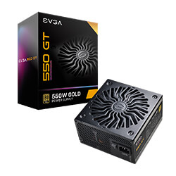 EVGA SuperNOVA 550 GT, 80 Plus Gold 550W, Fully Modular, Auto Eco Mode with FDB Fan, 7 Year Warranty, Includes Power ON Self Tester, Compact 150mm Size, Power Supply 220-GT-0550-Y1