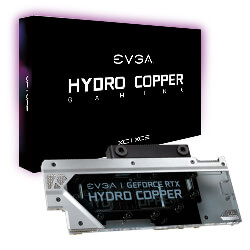 EVGA HYDRO COPPER Waterblock for EVGA / NVIDIA GeForce RTX 2080 SUPER / 2080 / 2070 SUPER / 2070 / 2060 SUPER, XC / XC ULTRA / XC2 / FE, 400-HC-1189-B1, RGB