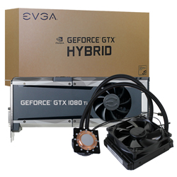 EVGA GTX 1080 Ti SC HYBRID Waterblock Cooler, Cooling, 400-HY-5598-B1 (400-HY-5598-B1)