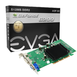 e-GeForce 6200 AGP (512-A8-N405-RX)