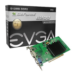 EVGA - Product Specs - GeForce 6200 PCI